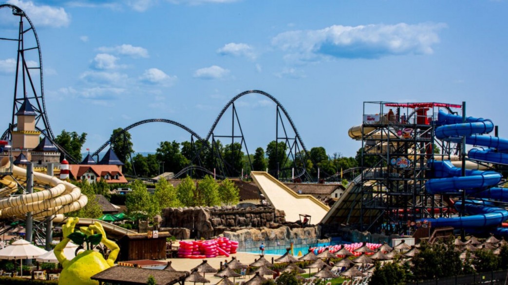 Panorama parku rozrywki Energylandia