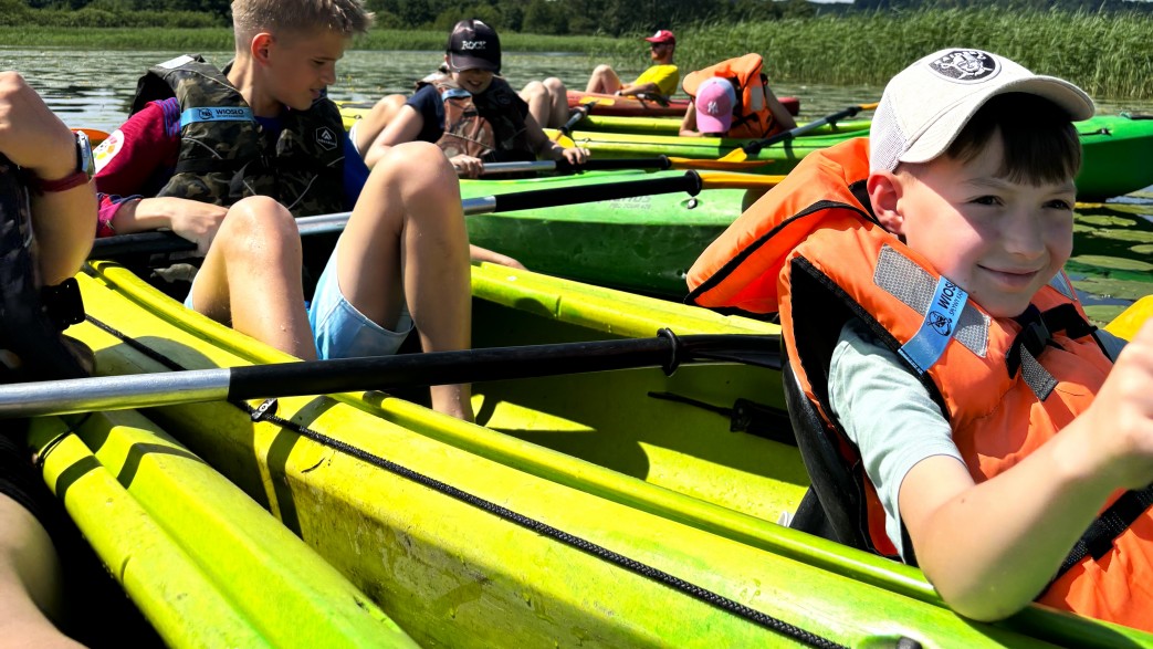 młodzież lato jastrzębia góra kajaki