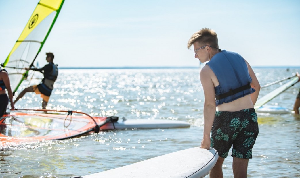 Sporty wodne na oboazch w Jastarni